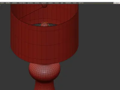 Chelsea House Rockport Beach Table Lamp Low-poly 3D model