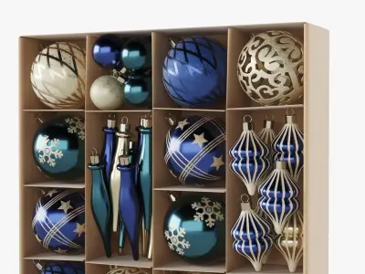  Christmas Ornament Set 02 