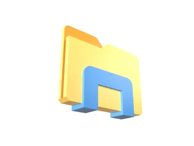 File Icon v1 001 Low-poly 3D model