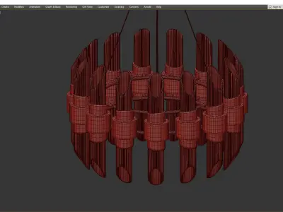 Tycho Round Low-poly 3D model