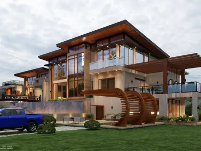 LUMION10 PRESET DAY SCENE AND AFTERNOON 3D print model