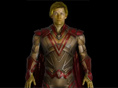 Adam Warlock from Guardians of the Galaxy Vol 3 3D model