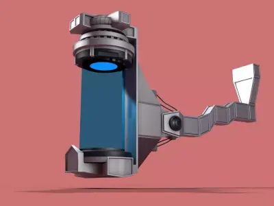 Sci Fi Liquid Container  3D model