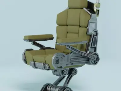 Sci-Fi Chair  3D model