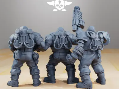 National Guard Guerrillas 3D print model