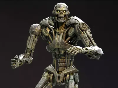 CyberKiller1 Low-poly 3D model