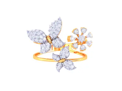  Women Ring MTL 3dm STL OBJ FBX Details 3D print model 109