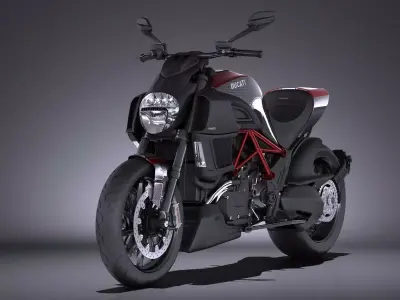 Ducati Diavel Carbon 2015 VRAY 3D model
