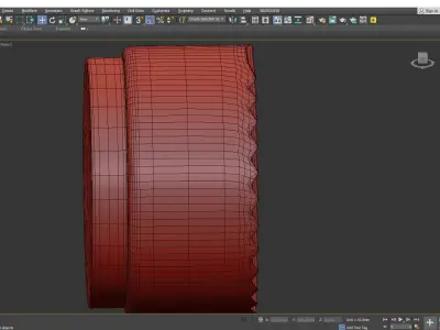 Crisp Indoor sconce Low-poly 3D model