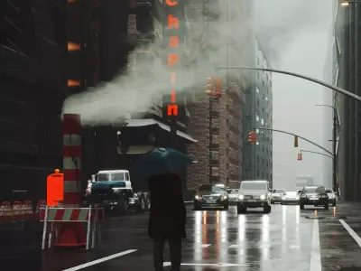New York street 3D print model