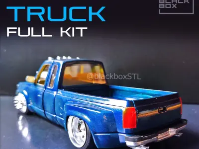 TOONED TRUCK FULL MODELKIT 3D print model