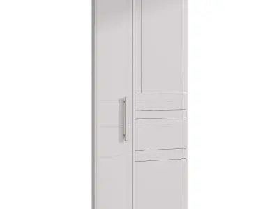 Interior door 21 Low-poly 3D model