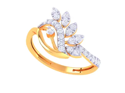 Women Ring MTL 3dm STL OBJ FBX Details 3D print model 28