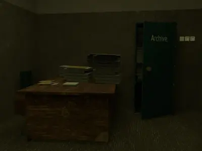 Archive office Free 3D model