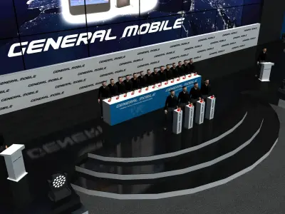 Big Tent Factory Opening Ceremony 3D model