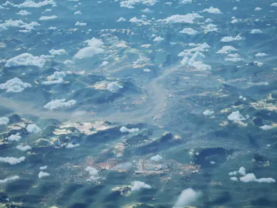 Sanzhou China City Landscape 3D Model 3D model