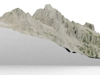 Mount Grand Teton 3D model