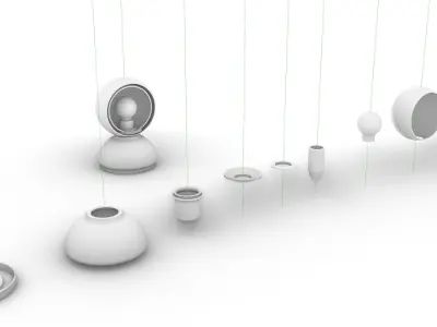 Eclisse Lamp 3D model