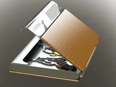 case for business cards Free 3D model