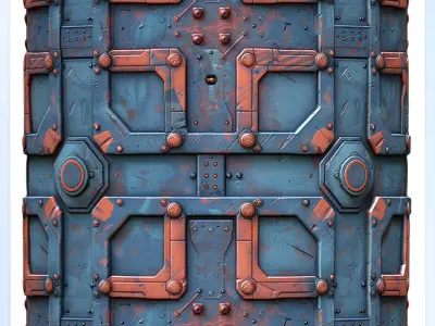 Sci-FI Seamless Texture Texture 12
