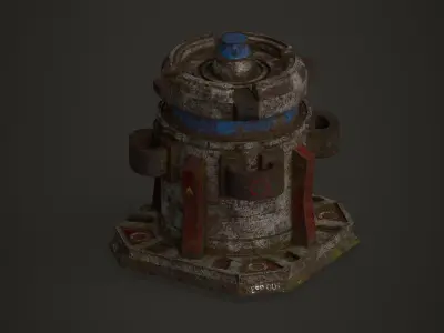 Force field generator 2  Low-poly 3D model