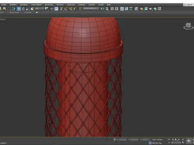 Hayes 1 Light Pendant Light Low-poly 3D model