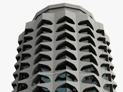 Kukuruznik Old Youth Palace of Yerevan 3D print model