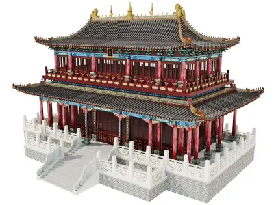 Imperial Palace Hall 3D model