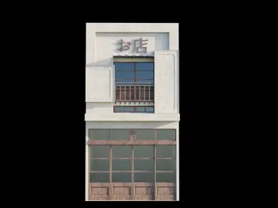 japanese store 3D model
