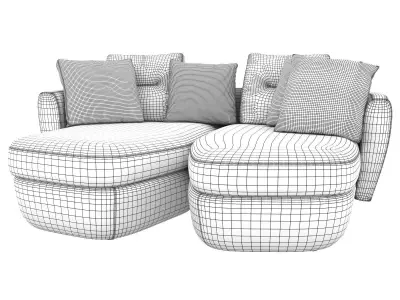 Ipanema Double Lounge 3D model