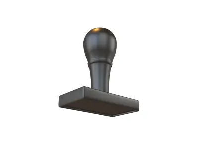 Rubber Stamp v1 001 Low-poly 3D model