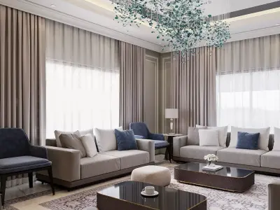 Modern Reception Free 3D model