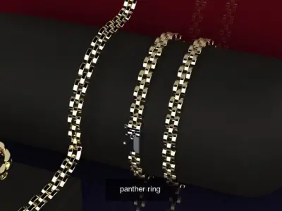 panther set  3D Model Pack