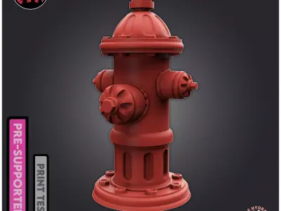 Fire Hydrant 3D print model