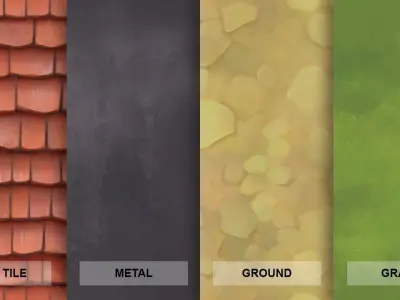 Basic Stylized Environment Texture Pack Texture