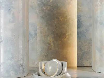 Porcelain tile Laminam Ossido Verderame Bruno Nero Texture