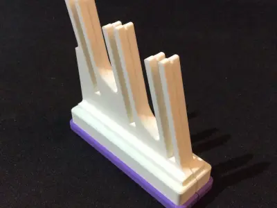 Folding Card Display Stand 3D print model