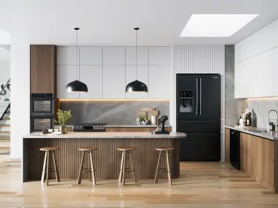 Kitchen 08 3D model buy