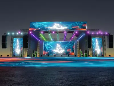 Concert Stage  3D model