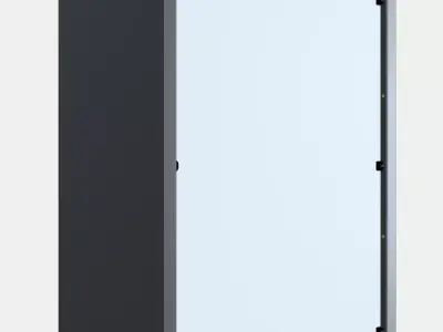 EKET Cabinet w door and 1 shelf 2 Low-poly 3D model