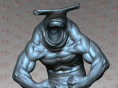 Jab 1-24 Scale Street Sharks 3D print model