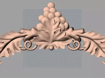 CNC 3D relief design STL format file used for artcam aspire E714 3D model