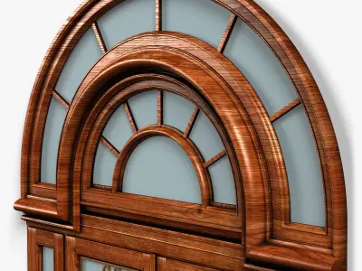 Door0055 ornate door 3D model