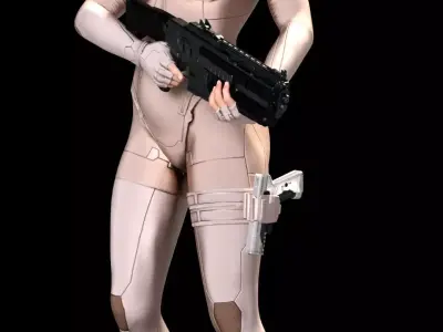Major Motoko Kusanagi The Thermoptic Suit Ghost in the Shell  3D print model