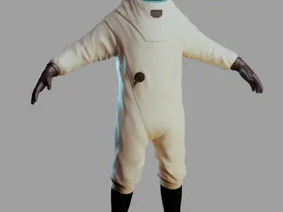 Biohazard protection suit  3D model