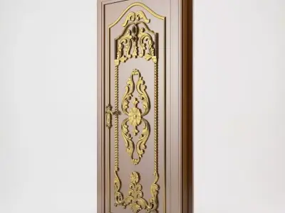 classic door 3D model 8