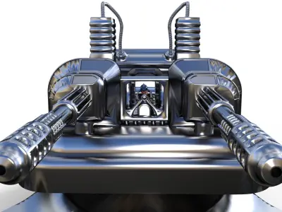 Sci-Fi Tower Defense System - Asset Pack 1 3D print model