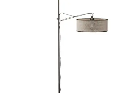 Lia modern floor lamp 42x67x172 3D model