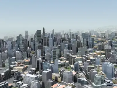 Modern City 3D model