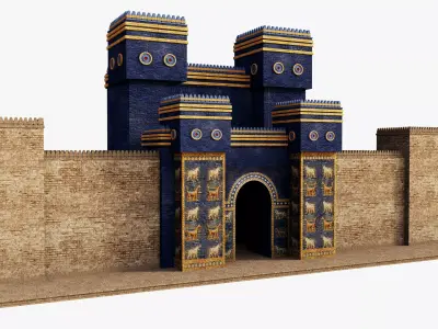 Ishtar Gate 3D model